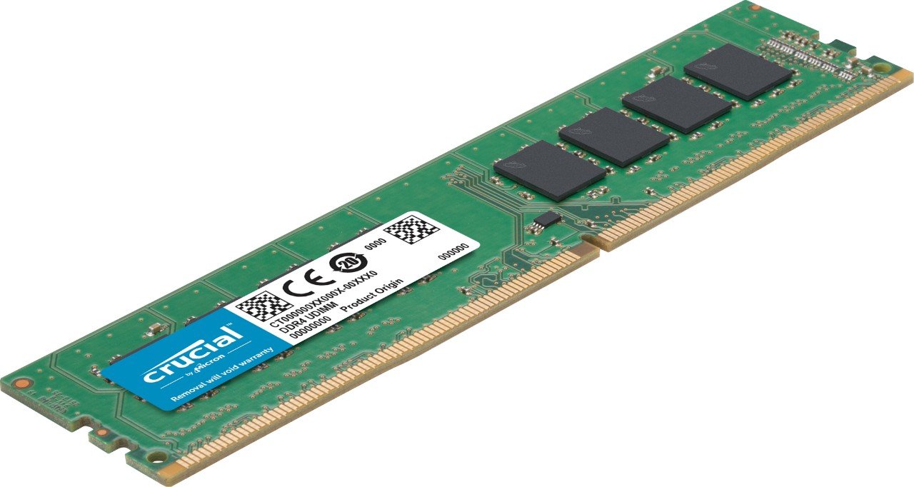 Crucial DDR4 3200Mhz 1.2v CL22 Unbuffered Ram Memory Desktop / Laptop Faster Performance Crucial DDR4 3200Mhz 1.2v CL22 Unbuffered Ram Memory Desktop / Laptop Faster Performance